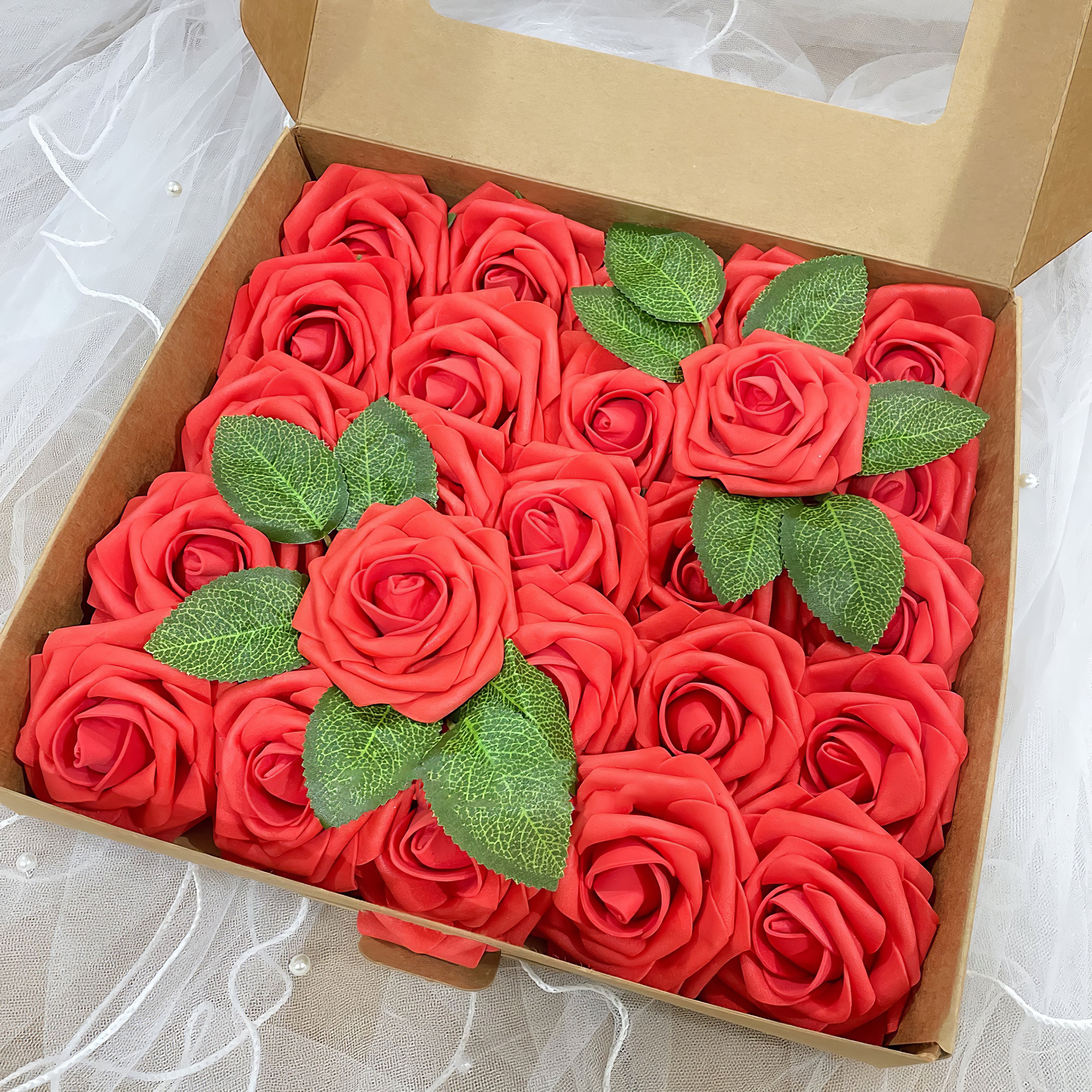 Flower Box Silk Flower Series for Wedding Party Decor Proposal