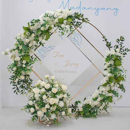 Forest Rose Row Arch for Wedding Party Decor Proposal - KetieStory