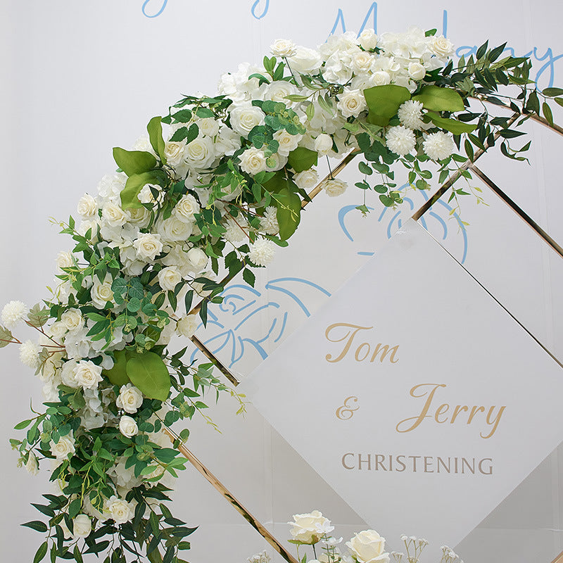 Forest Rose Row Arch for Wedding Party Decor Proposal - KetieStory