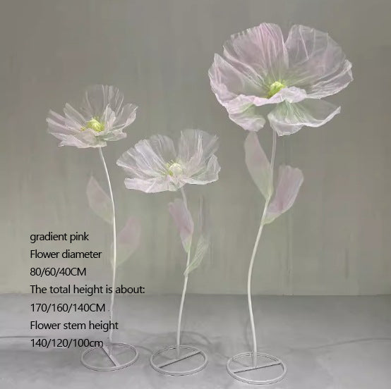 Giant Flowers Artificial for Wedding Party Window Display Decors - KetieStory