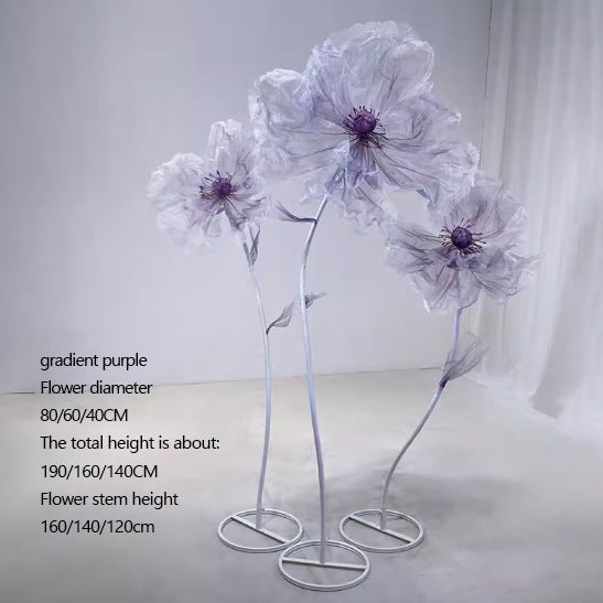 Giant Flowers Artificial for Wedding Party Window Display Decors - KetieStory