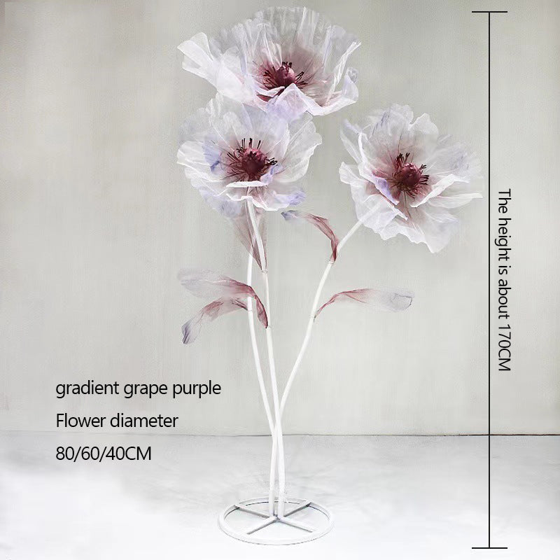 Giant Flowers Artificial for Wedding Party Window Display Decors - KetieStory