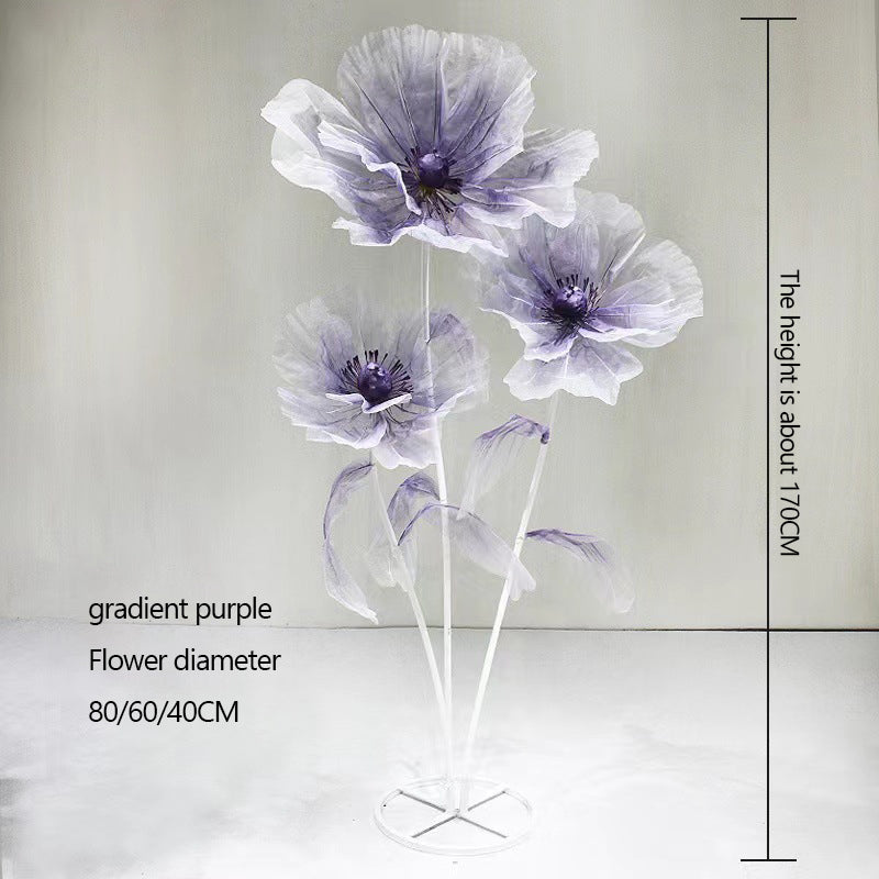 Giant Flowers Artificial for Wedding Party Window Display Decors - KetieStory
