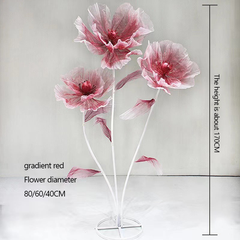 Giant Flowers Artificial for Wedding Party Window Display Decors - KetieStory
