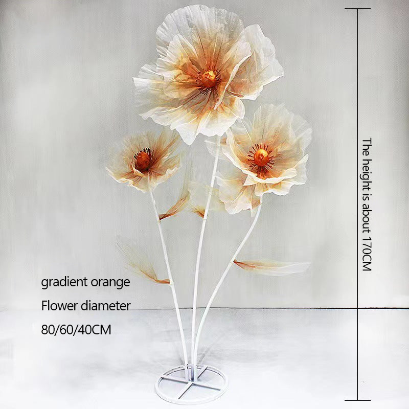 Giant Flowers Artificial for Wedding Party Window Display Decors - KetieStory