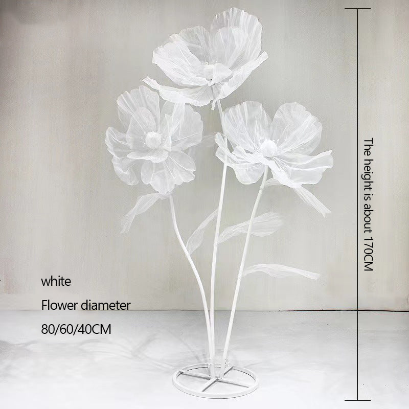 Giant Flowers Artificial for Wedding Party Window Display Decors - KetieStory