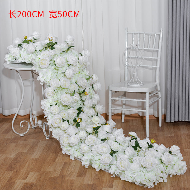 Proposal Decor Wedding Decoration Trailing Artificial Flowers - White & Green