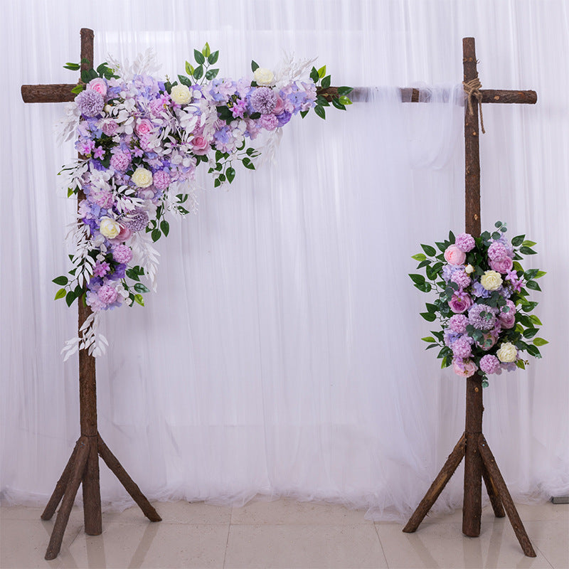 Mori Triangular Flower Row Arch  for Wedding Party Decor Proposal