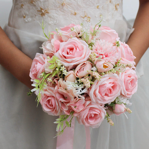 Bridal Bouquet Fragrant Roses Series for Wedding Party Proposal - KetieStory