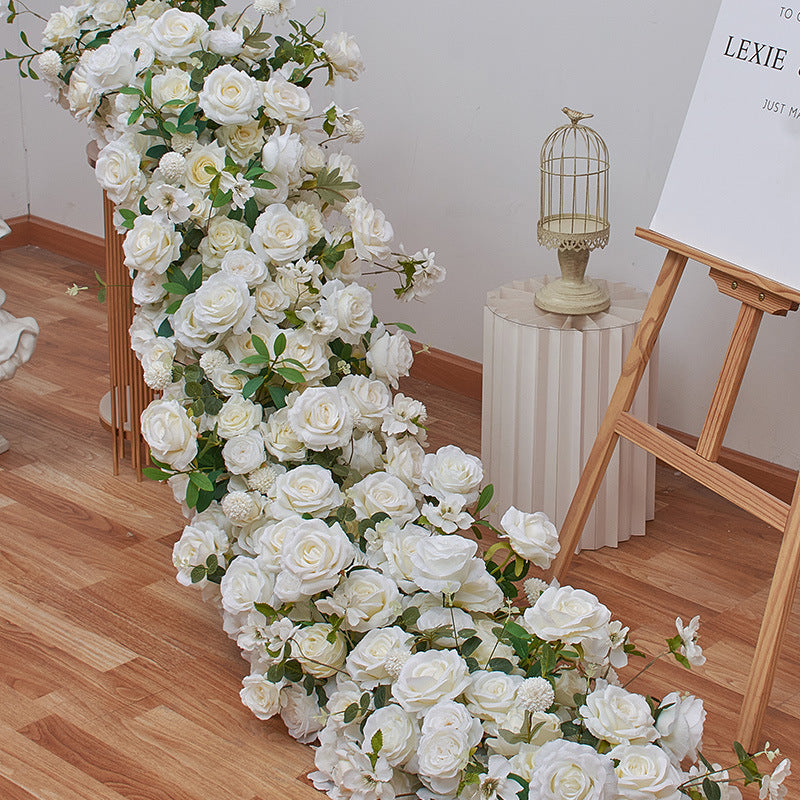 Row of Flowers for Proposal Decor Wedding Decoration