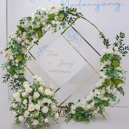 Forest Rose Row Arch for Wedding Party Decor Proposal - KetieStory