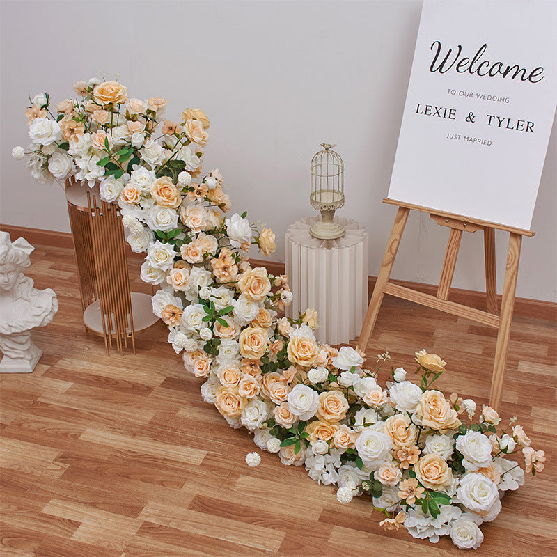 Row of Flowers for Proposal Decor Wedding Decoration