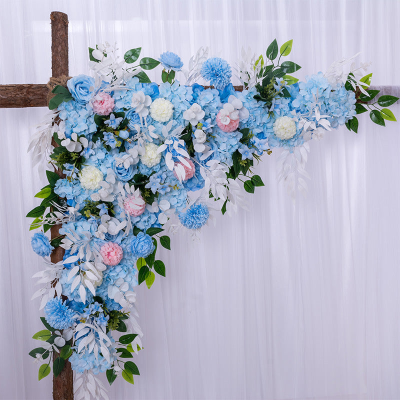 Mori Triangular Flower Row Arch  for Wedding Party Decor Proposal