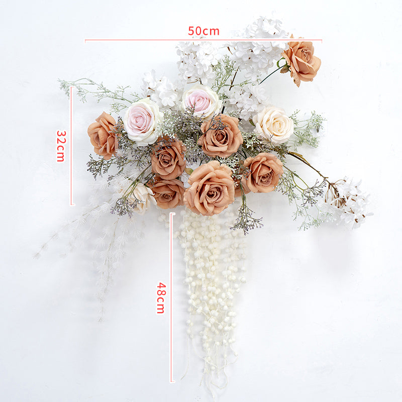 Coffee Wall Hanging Flower Set for Wedding Party Decor Proposal - KetieStory