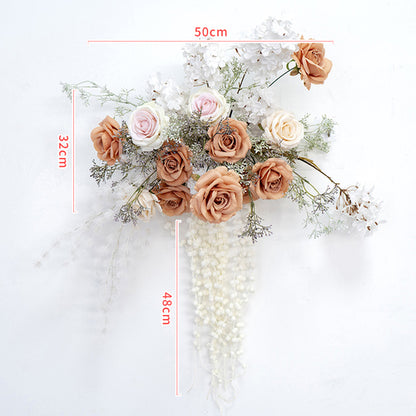 Coffee Wall Hanging Flower Set for Wedding Party Decor Proposal - KetieStory