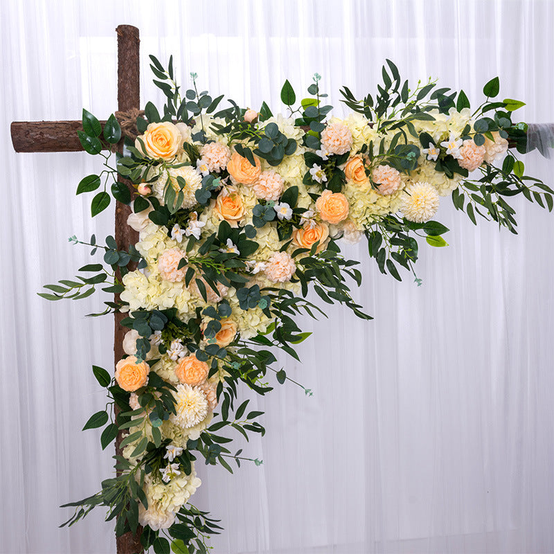 Mori Triangular Flower Row Arch  for Wedding Party Decor Proposal - KetieStory