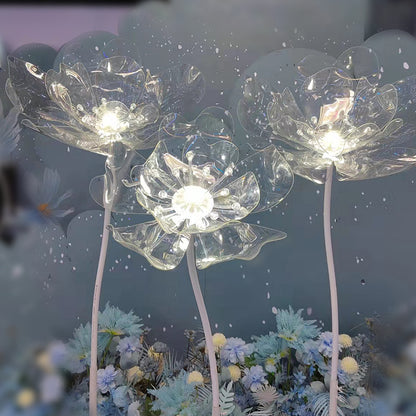 Set of 3 Flowers Lights for Wedding Party Home Decor Event - KetieStory