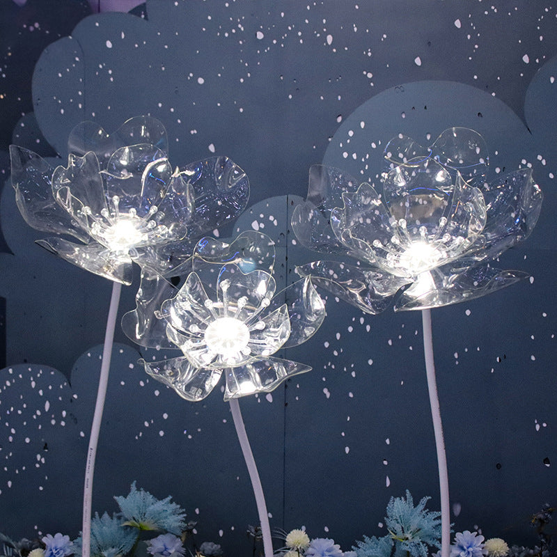Set of 3 Flowers Lights for Wedding Party Home Decor Event