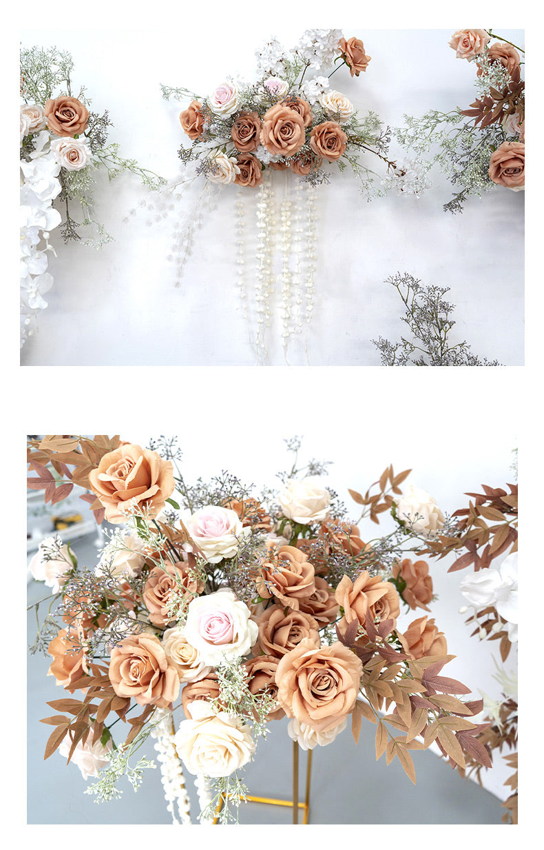 Coffee Wall Hanging Flower Set for Wedding Party Decor Proposal - KetieStory