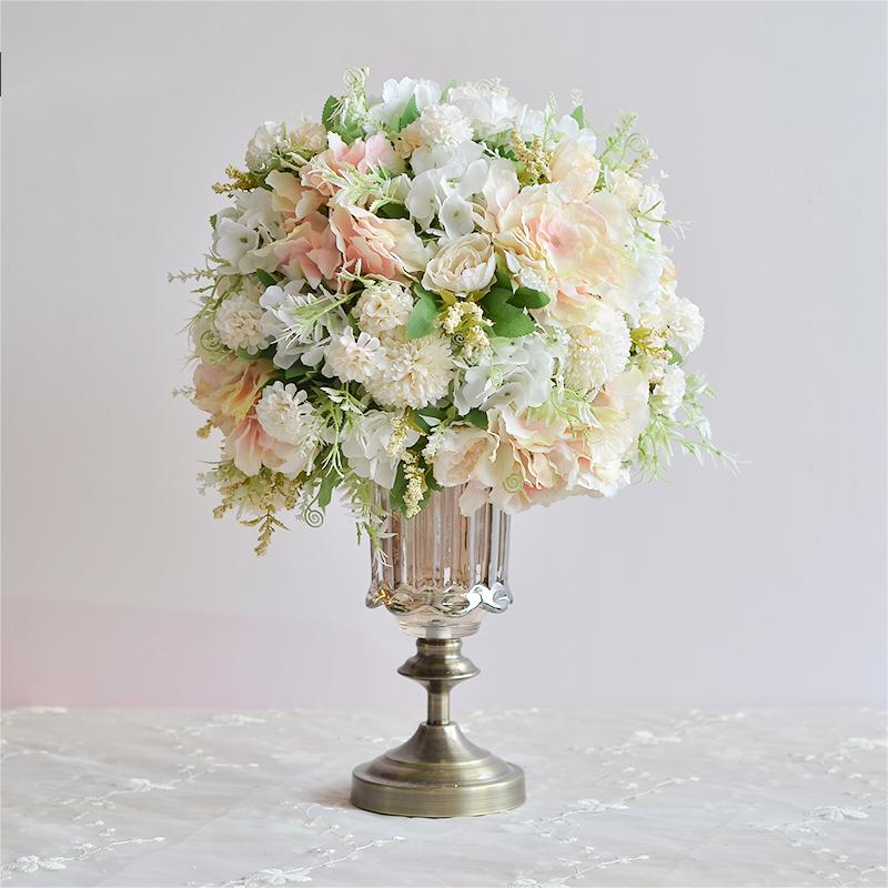 Table Flowers Decor - Centerpieces Flowers -5 Colors