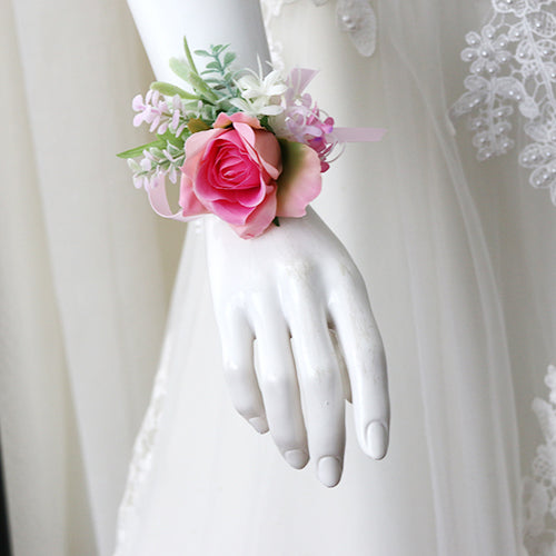 Pink Wrist Corsages -12 styles