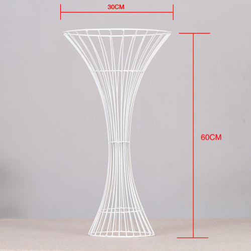 Flower Stand Frames Iron Geometric Hollow Vase Wedding Table Props