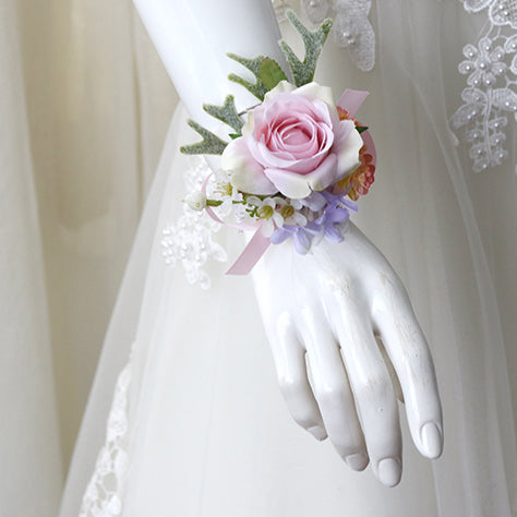 Pink Wrist Corsages -12 styles