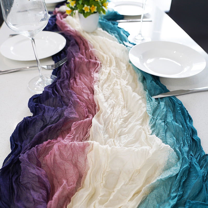 Tablecloths and Linens with Tie-Dye Series - 7 Colors