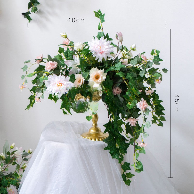 Green Vine Wall Hanging Plant for Wedding Party Decor Proposal - KetieStory