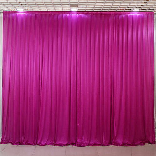 Ice Silk Draping Curtains Draps Backdrop for Wedding Party Event - KetieStory
