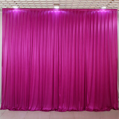 Ice Silk Draping Curtains Draps Backdrop for Wedding Party Event - KetieStory