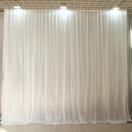 Ice Silk Draping Curtains Draps Backdrop for Wedding Party Event - KetieStory