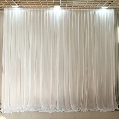 Ice Silk Draping Curtains Draps Backdrop for Wedding Party Event - KetieStory