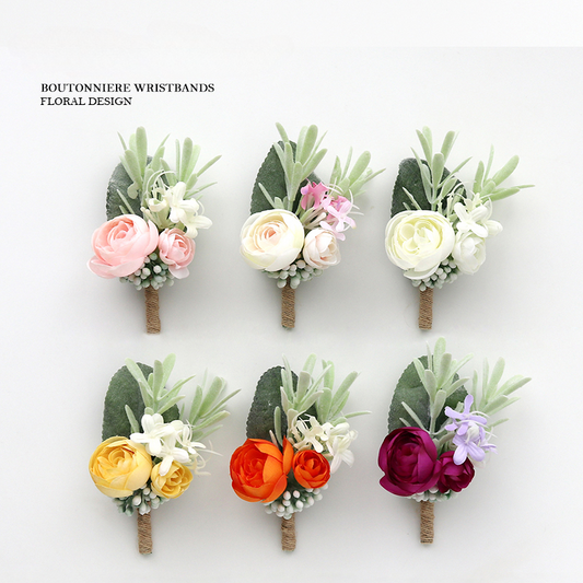 Wrist Flower Corsages Series for Wedding Party Proposal Decor - KetieStory