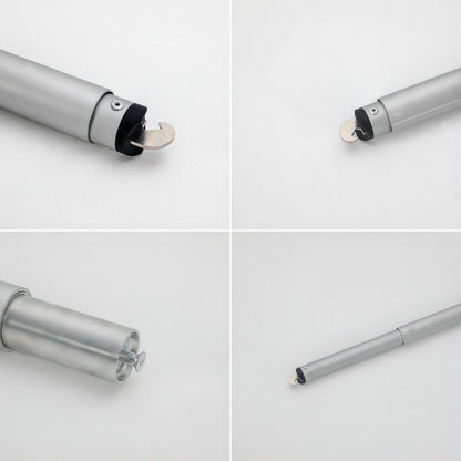 Close-up of stand details: robust, reusable, ideal for any event, with diverse shapes.