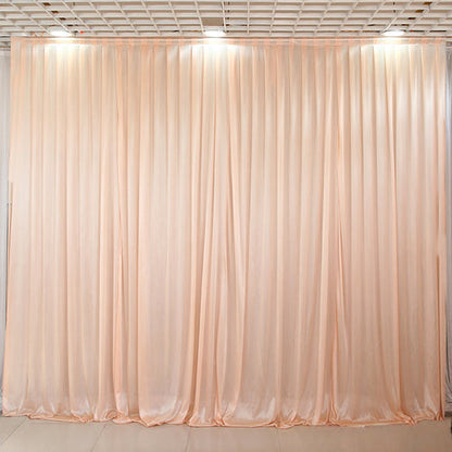 Ice Silk Draping Curtains Draps Backdrop for Wedding Party Event - KetieStory