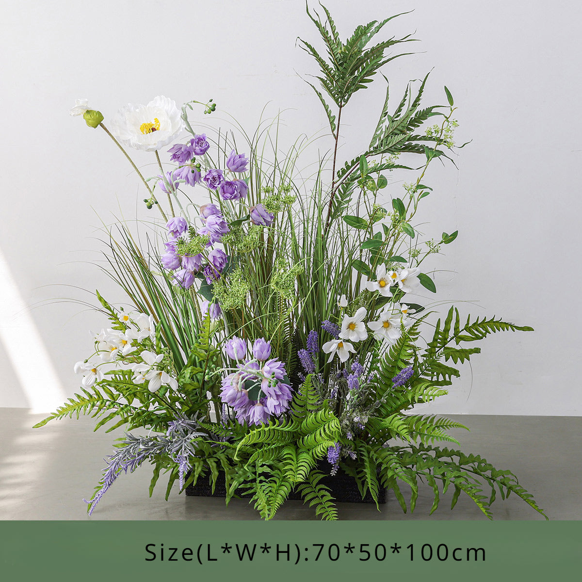 Ground Flower Arrangment Flowers and Plants Landscaping for Weeding Party Decoration - KetieStory