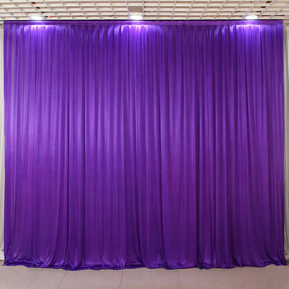 Ice Silk Draping Curtains Draps Backdrop for Wedding Party Event - KetieStory