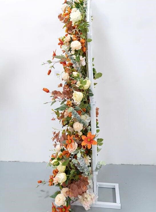 Orange Horn Flower for Wedding Proposal Party Decor