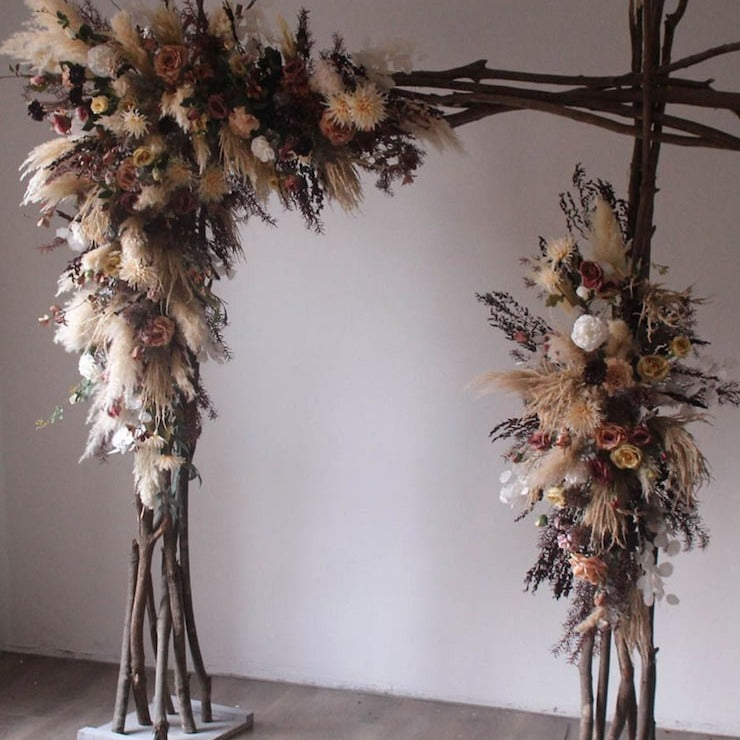 Pampas Flower Wedding Arch for Wedding Party Decor - KetieStory