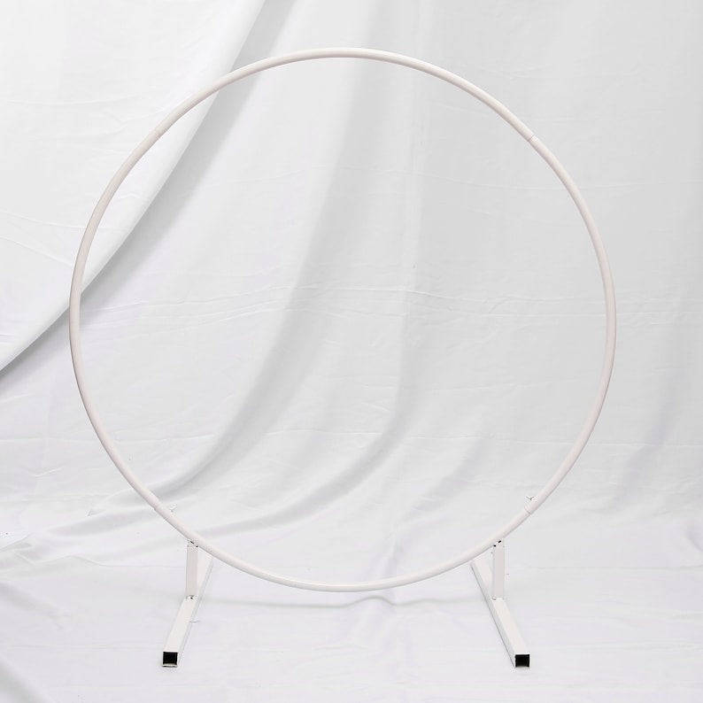 Metal Circle Arch Stand Frames Wedding Background Decoration Proposal Decor - KetieStory