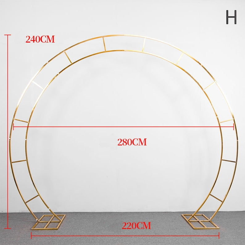 Orange Wedding Arch Flower for Wedding Party Decor Proposal - KetieStory