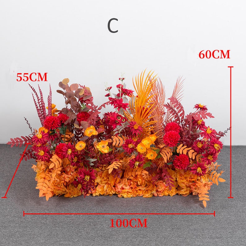 Orange Wedding Arch Flower for Wedding Party Decor Proposal - KetieStory