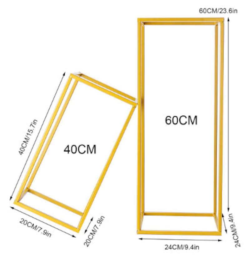 Metal Wedding Centerpiece Frames for Wedding Party Decor - KetieStory