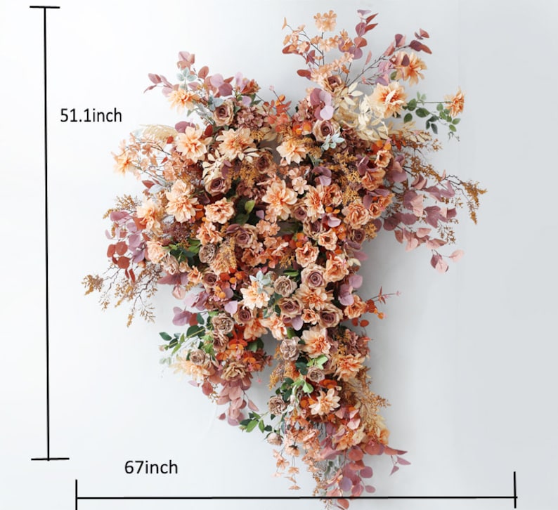 Coffee Wedding Archway Flower for Wedding Party Decor Proposal - KetieStory