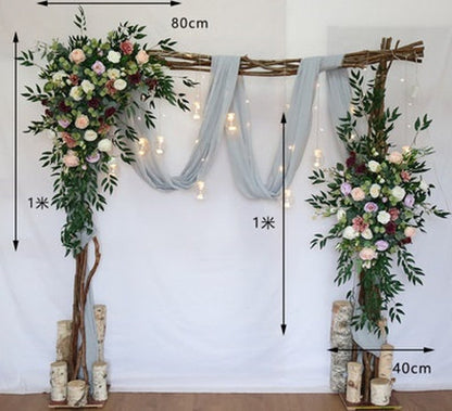 Colourful Wedding Archway for Wedding Party Decor Proposal - KetieStory