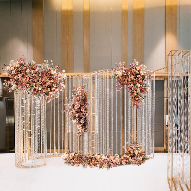 Coffee Wedding Archway Flower for Wedding Party Decor Proposal - KetieStory