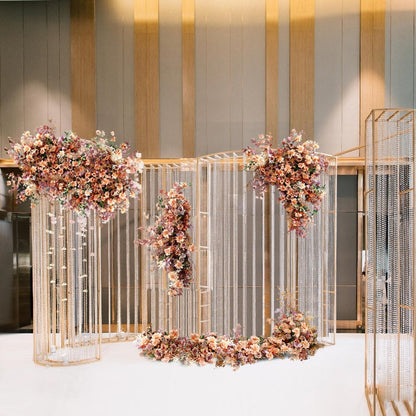 Coffee Wedding Archway Flower for Wedding Party Decor Proposal - KetieStory