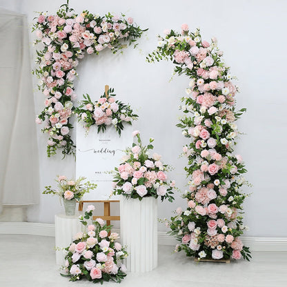 Pink Wedding Archway Flower for Wedding Party Proposal Decor - KetieStory