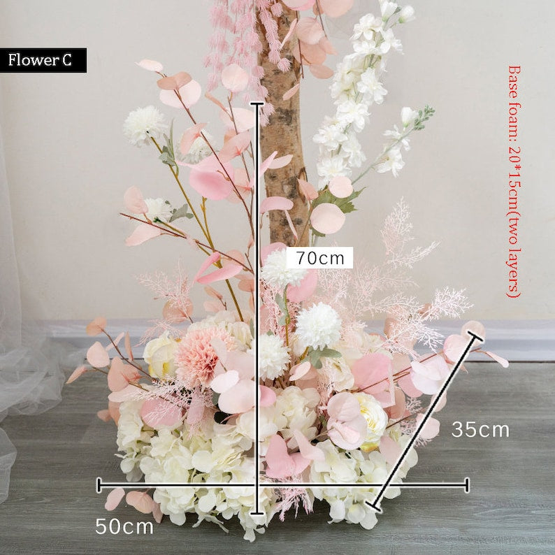 Pink Wedding Arch Flower for Wedding Party Proposal Decor - KetieStory